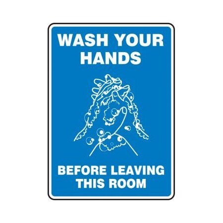 Safety Sign WASH YOUR HANDS BEFORE MRST571XP